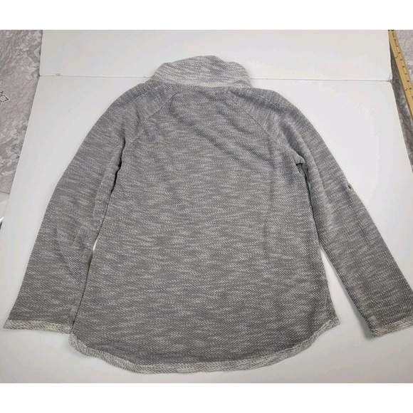 KENSIE Performance Cowl Neck Sweater Quick Dry XL Roll Sleeve Kangaroo Pocket - Picture 5 of 5